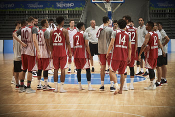FC Bayern Basketball at the training camp photographed by Christian Kaufmann